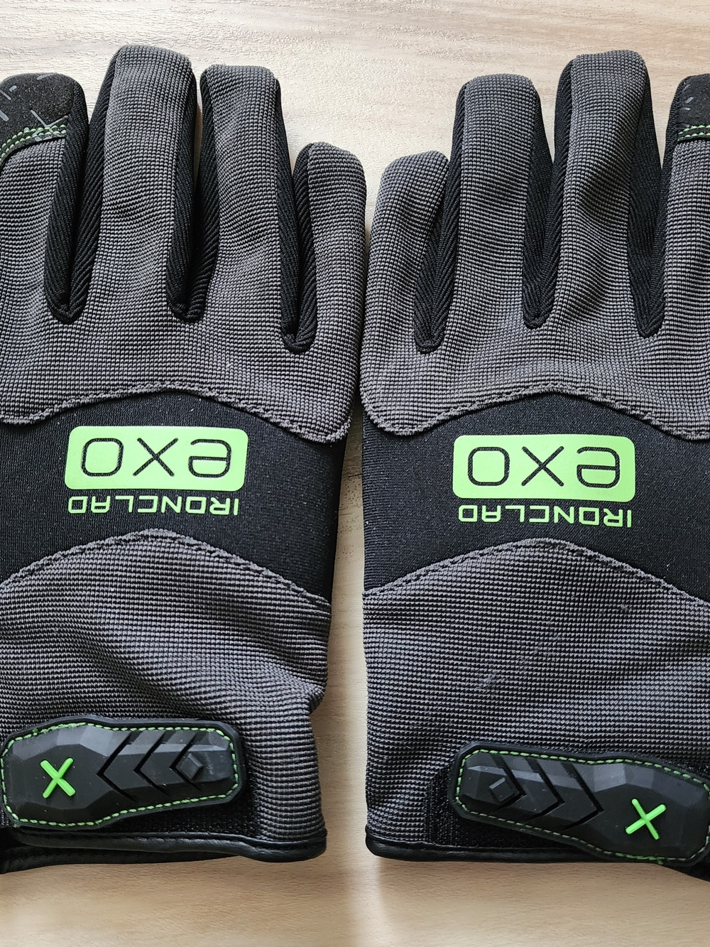 Ironclad EXO Work Gloves in Grey and Lime Green Xl
